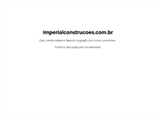 Tablet Screenshot of imperialconstrucoes.com.br